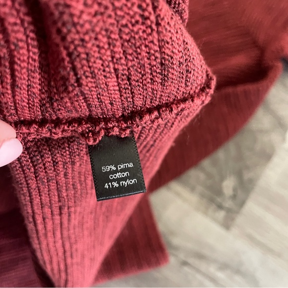 Peruvian Connection Burgundy Tunic Top M - Picture 4 of 4